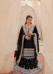 Premium Black Silver Embroidered Lawn 3PCS Suit