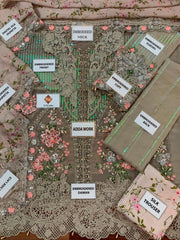 Luxury Skin Embroidered Lawn 3PCS Suit