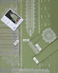 Embroidered Pista   Lawn 3PCS Suit