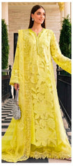 Luxury Embroidered Yellow  Lawn 2PCS Suit