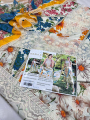 Luxury Multi Colour Embroidered  Lawn 3PCS Suit