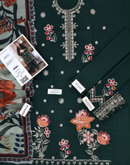 Embroidered Multi Green Lawn 3PCS Suit
