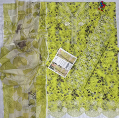Luxury Pistal green  Embroidered Lawn 3PCS Suit
