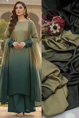 Multi Plain Printed Suits 3PCS