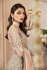 Premium Golden Embroidered  3PCS Suit