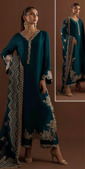 Luxury  Embroidered Lawn 3PCS Suit