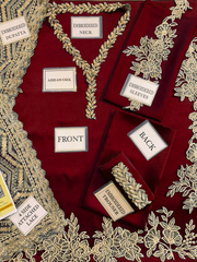 Luxury  Embroidered Lawn 3PCS Suit