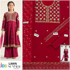 Maroon Lawn Kids  – 3 Piece Suit