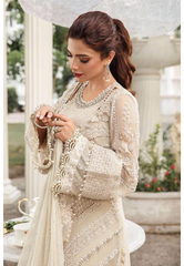 Premium White  Embroidered  3PCS Suit