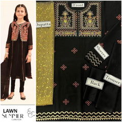 Black & Golden Lawn Kids  – 3 Piece Suit