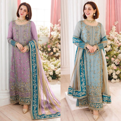 Premium Heavy  Embroidered  3PCS Suit