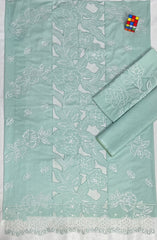 Luxury Embroidered Mint Green Lawn 2PCS Suit