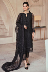Luxury 5 Colours Green Embroided 3pcs suit