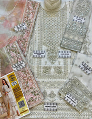 Luxury Skin Embroided 3pcs suit