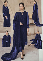 Luxury 5 Colours Green Embroided 3pcs suit