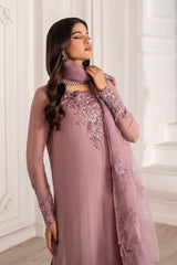 Premium  Pink  Embroidered 3PCS Suit
